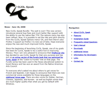 Tablet Screenshot of clickspeak.clcworld.net