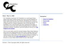 Tablet Screenshot of dandelion.clcworld.net